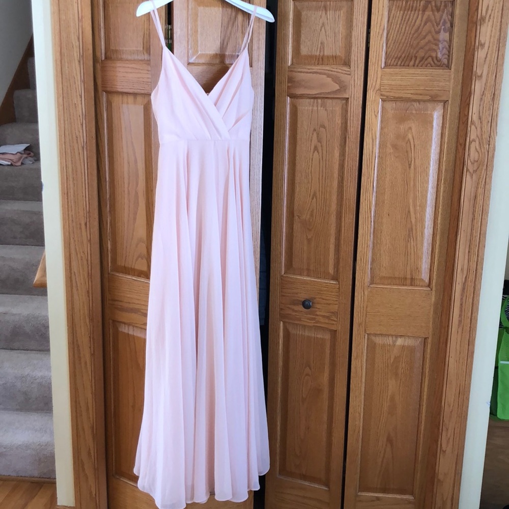 Lulu’s All About Love Blush Pink Maxi Dress